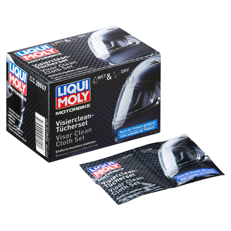 LIQUIMOLY VISOR CLEANING CLOTH SET / 12packs [20947]