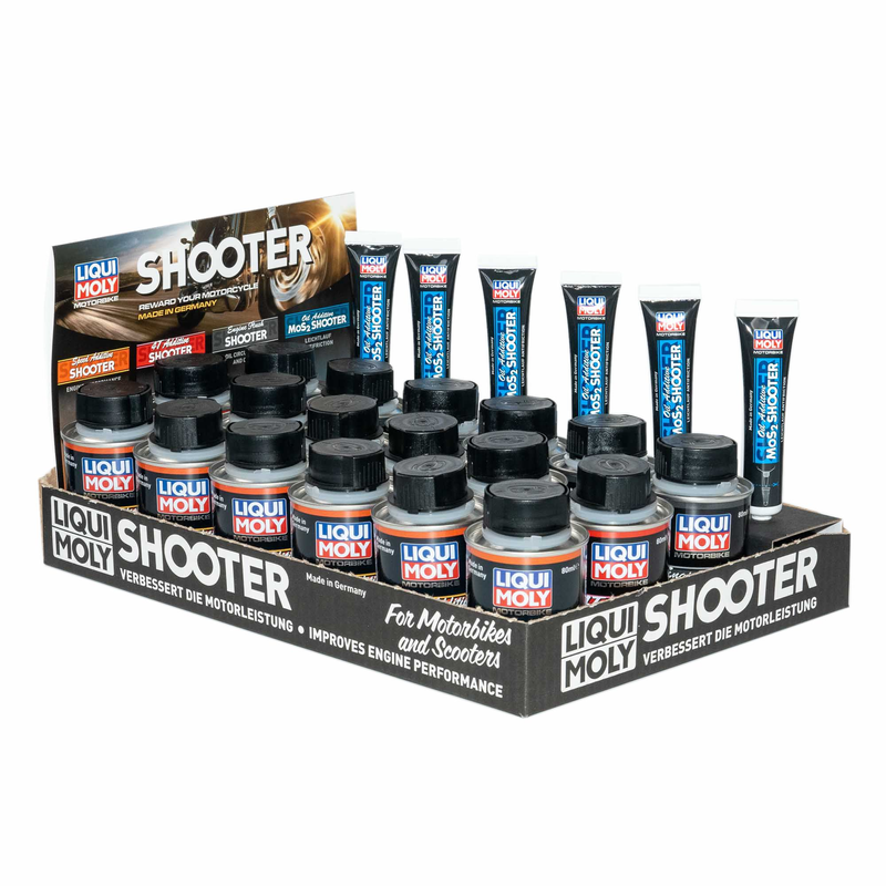 LOT DE 24 SHOOTERS LIQUIMOLY   6 VITESSES, 6 4T, 6 CHASSES 6xMOS2  20406
