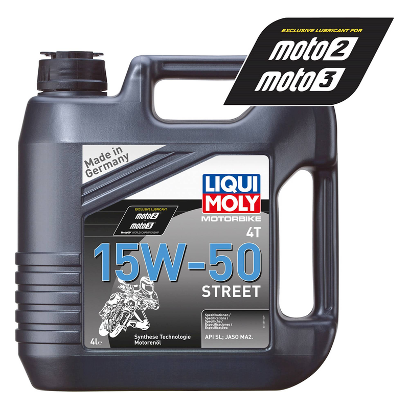 LIQUIMOLY OIL 4 STROKE - SEMI SYNTH - STREET - 15W-50 4L 1689