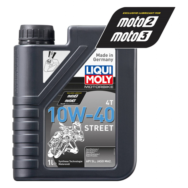 LIQUIMOLY OIL 4 STROKE - SEMI SYNTH - STREET - 10W-40 1L 1521