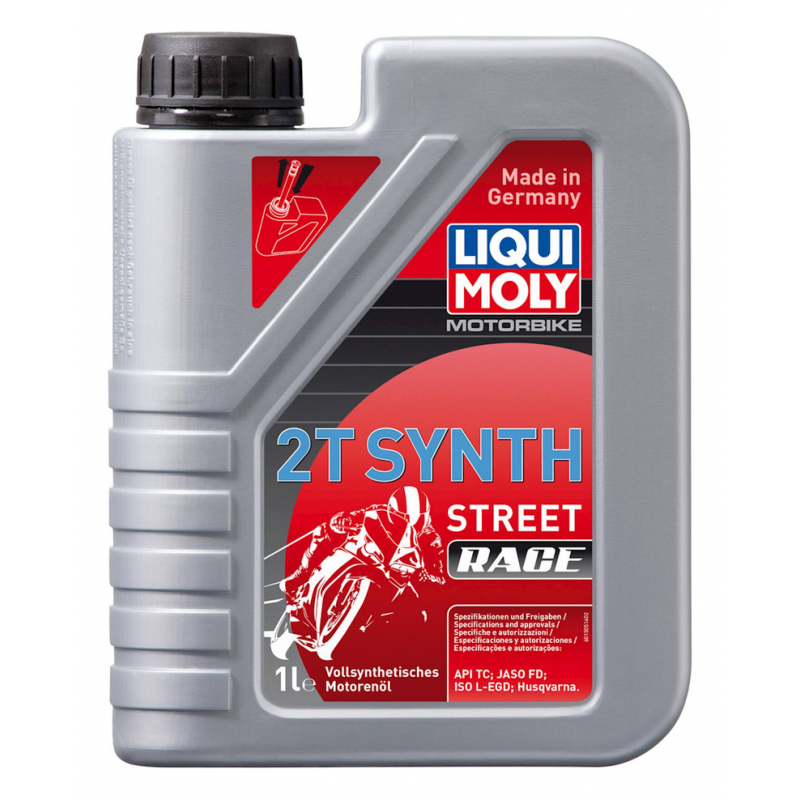 HUILE LIQUIMOLY 2 TEMPS   10W 50 SYNTHÉTIQUE   COURSE DE RUE 1 L 1505