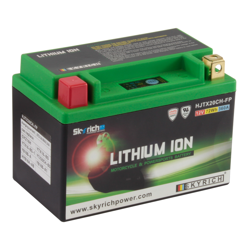 BATTERIE LITHIUM ION HJTX20CH FP    REMPLACE YTX16 BS