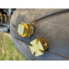 Bouchon de Valve Croix de Malte GOLD (la paire)