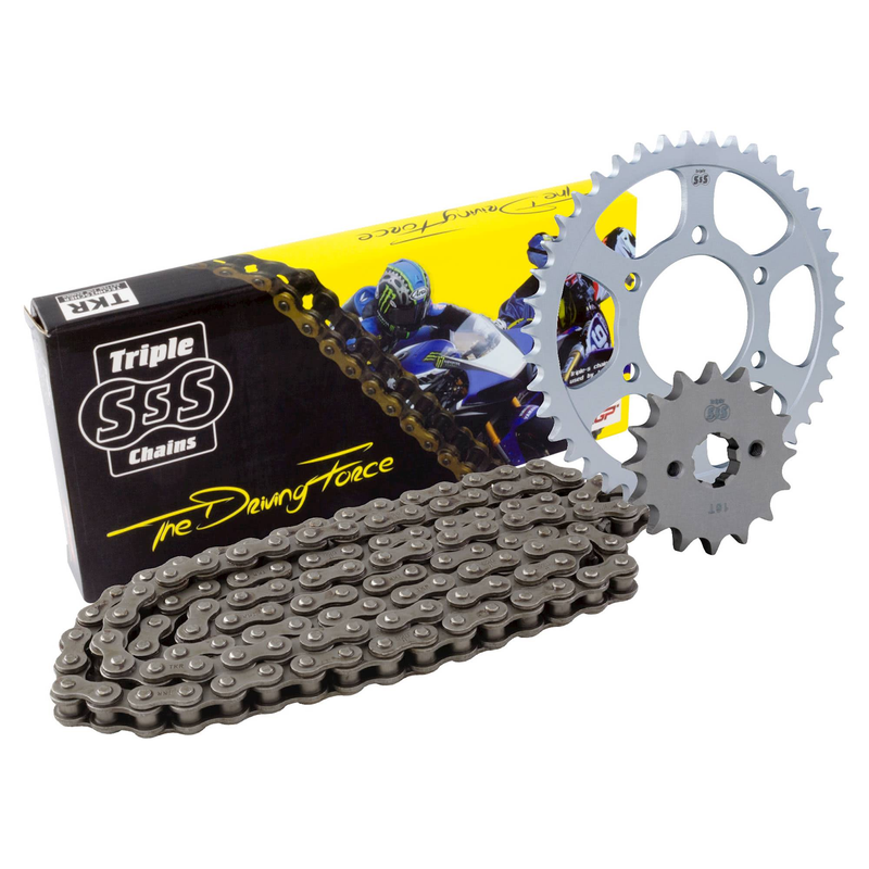 KITS CHAINES Hyosung XRX125 Funduro   SM 07 08  SPR41014   SPR81048     CHH428132