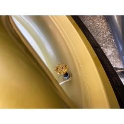 Bouchon de Valve DOLLARS GOLD (la paire)
