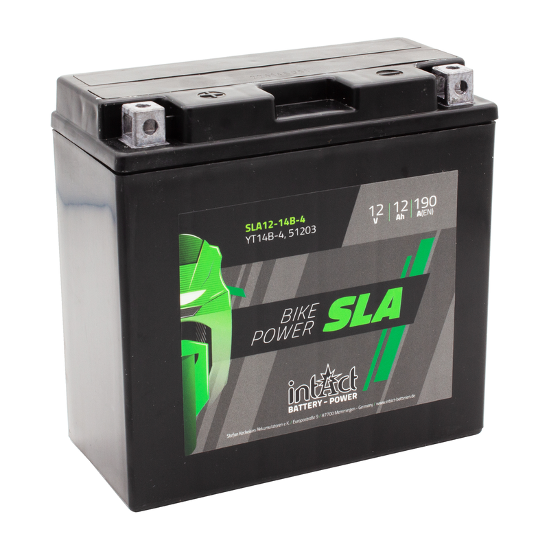 BATTERIE INTACT BIKE POWER SLA YT14B 4   51203