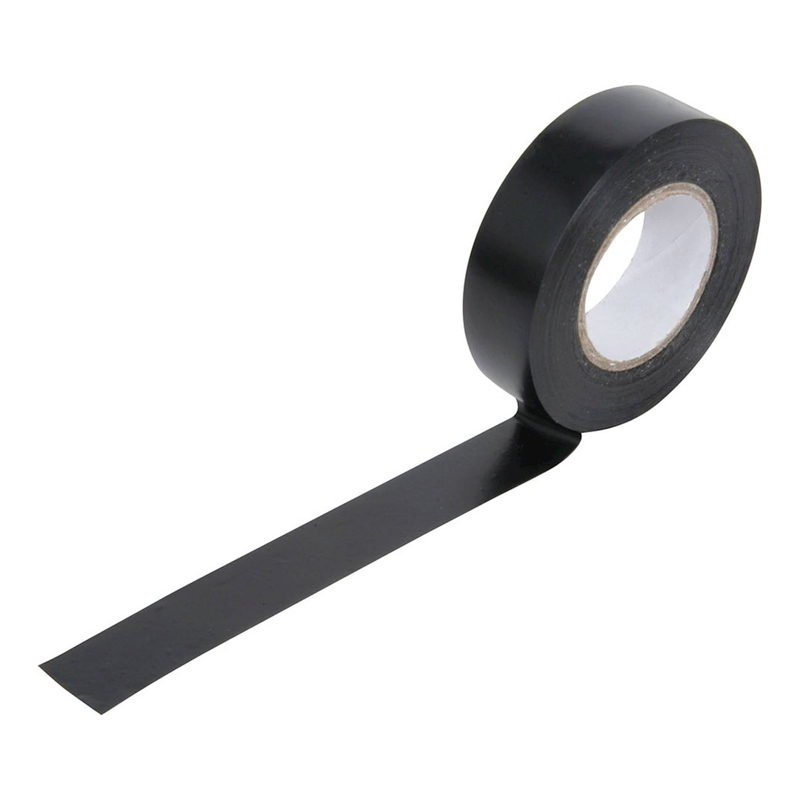 RUBAN ISOLANT NOIR 19 mm x 5,5 m, 10 PIÈCES