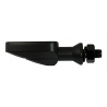 CLIGNOTANTS TÊTE DE REQUIN, ALLIAGE USINÉ CNC, VERRE AMBRE NOIR, MARQUAGE E