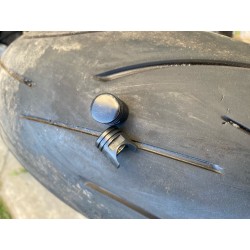 Bouchon de Valve PISTON BLACK (la paire)