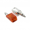 Paire de mini clignotants CHROME