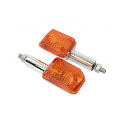 Paire de clignotants CHROME