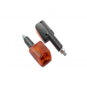 MINI CLIGNOTANTS LONGS, CARBONE, VERRE AMBRE