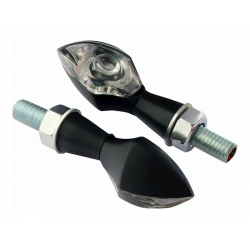 LED INDICATORS PAIR BLACK