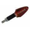 LED RUNNER ONE INDICATORS BLACK BODY AMBER LENS