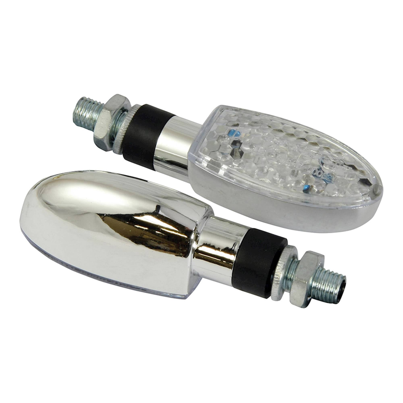LED ORB INDICATORS CHROME EFFECT BODY