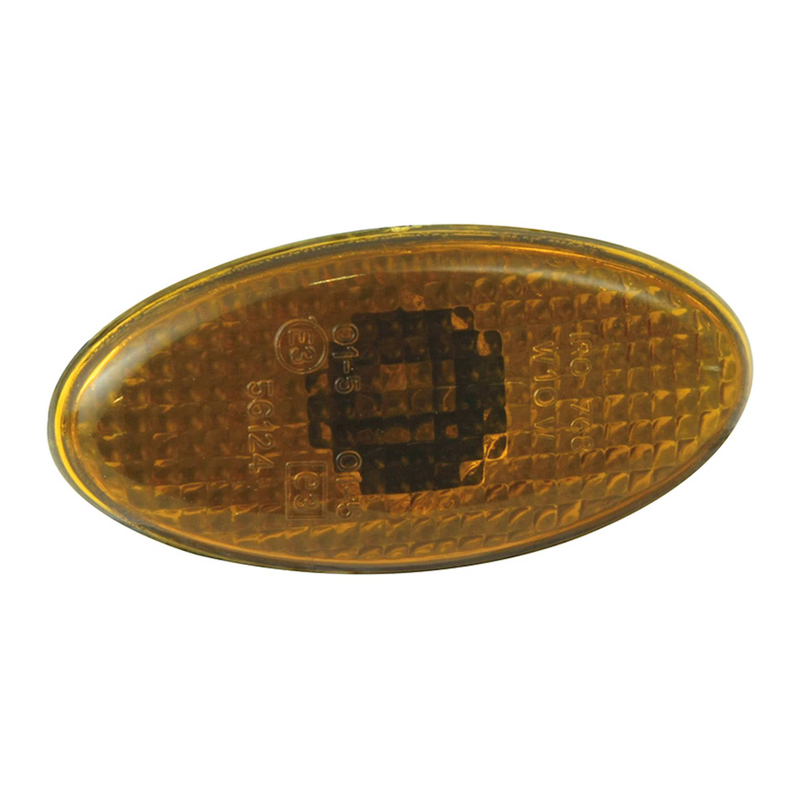 CLIGNOTANTS DE CARÉNAGE PETITS OVALES, VERRE FIN, PAIRE