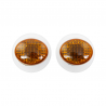 FAIRING INDICATORS MICRO SLIM OVAL TYPE SMOKED LENS