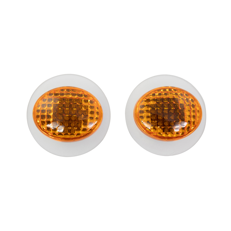 FAIRING INDICATORS MICRO SLIM OVAL TYPE AMBER LENS