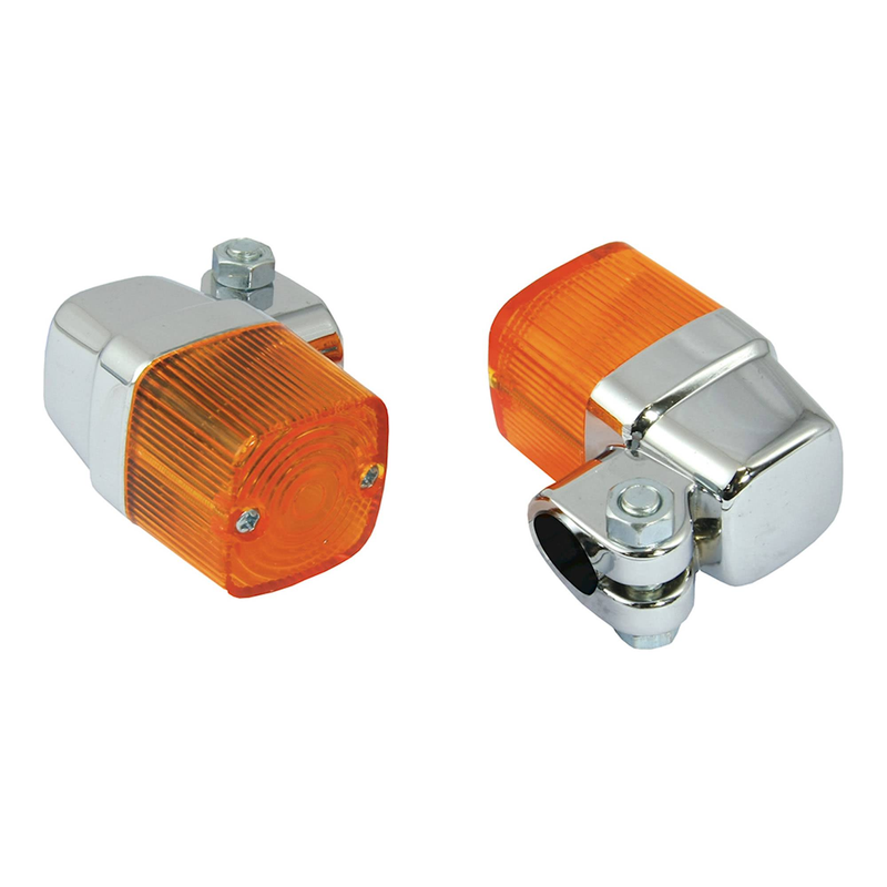 INDICATORS CUSTOM SQUARE CLAMP TYPE CHRO (PAIR)