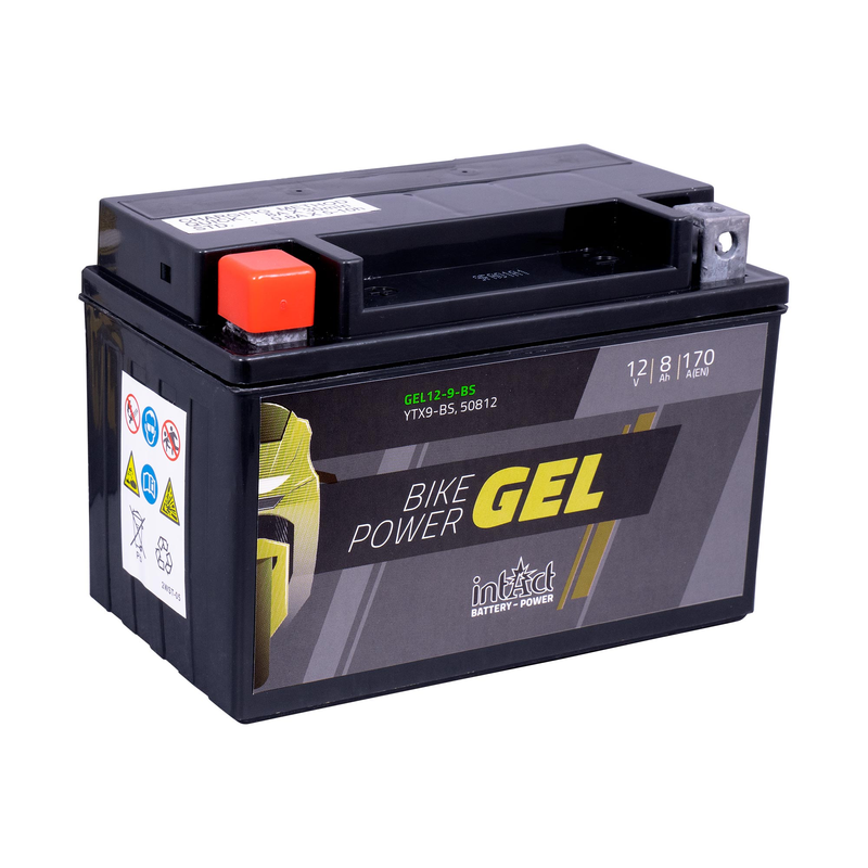 BATTERIE GEL INTACT BIKE POWER YTX9 BS   50812