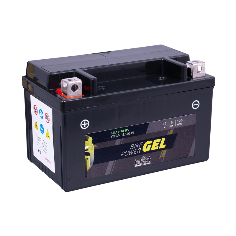 BATTERIE GEL INTACT BIKE POWER YTX7A BS   50615
