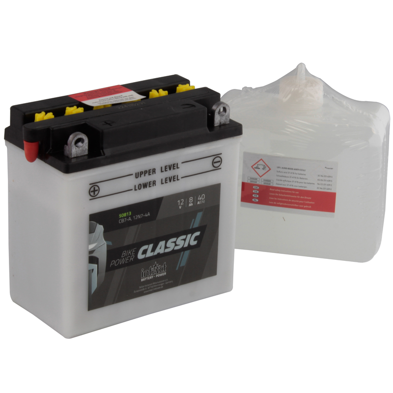 BATTERIE INTACT BIKE POWER CLASSIC BATTERIE CB7 A   12N7 4A
