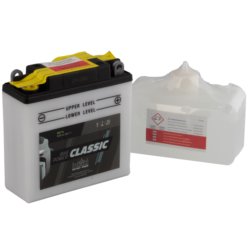 BATTERIE INTACT BIKE POWER CLASSIC B39 6   6N7 1