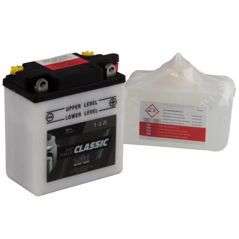 BATTERIE INTACT BIKE POWER CLASSIC 6N6 3B 1