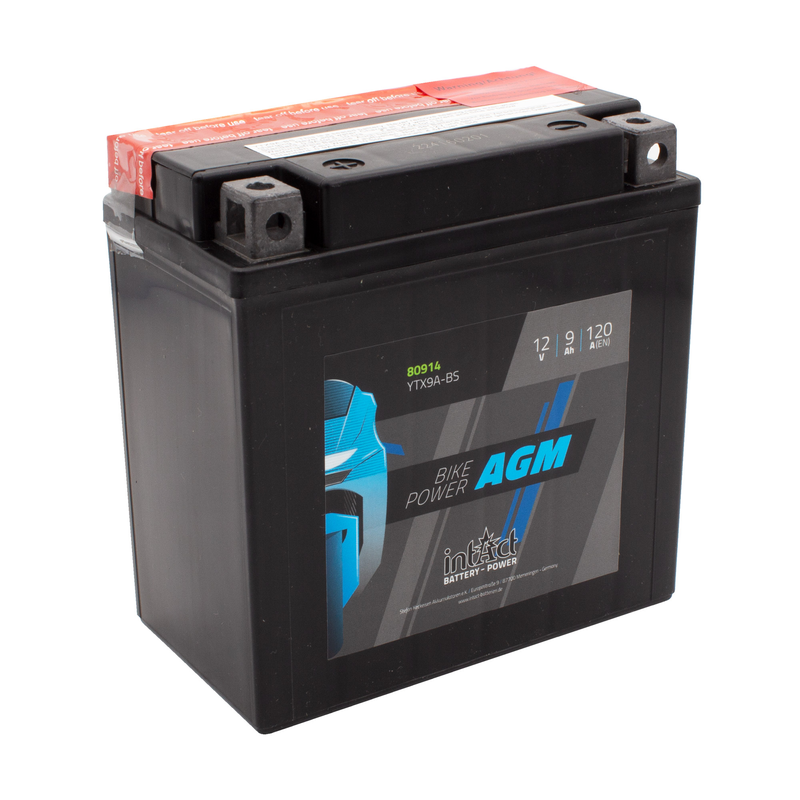 BATTERIE AGM INTACT BIKE POWER YTX9A BS