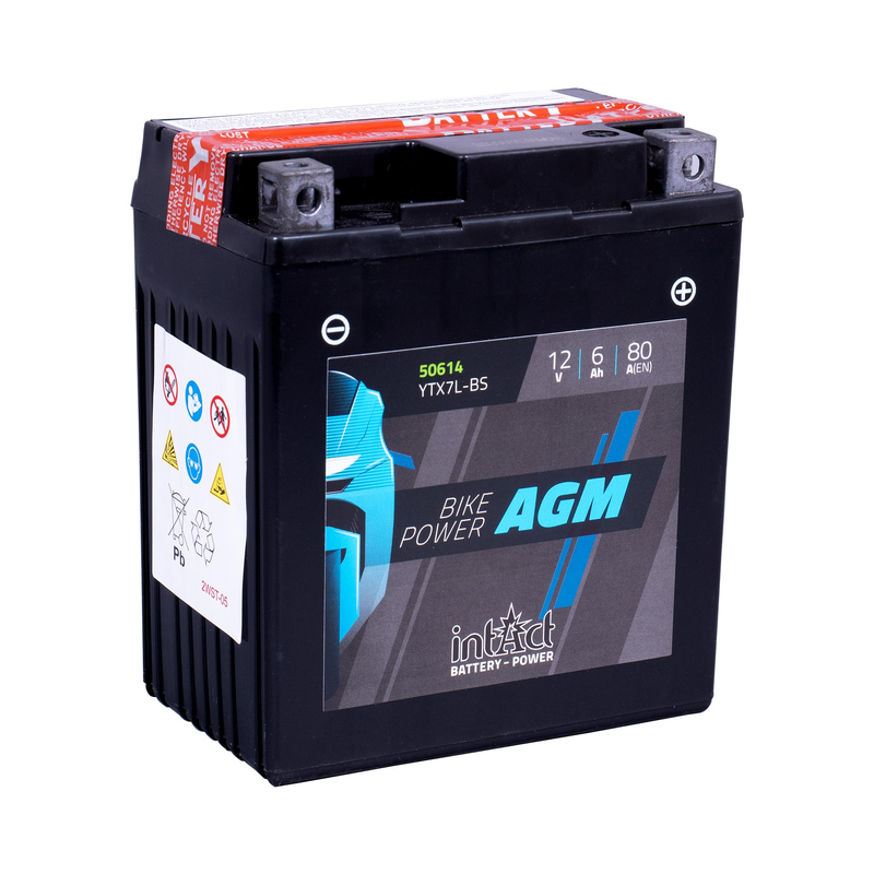 BATTERIE AGM INTACT BIKE POWER BATTERIE YTX7L BS