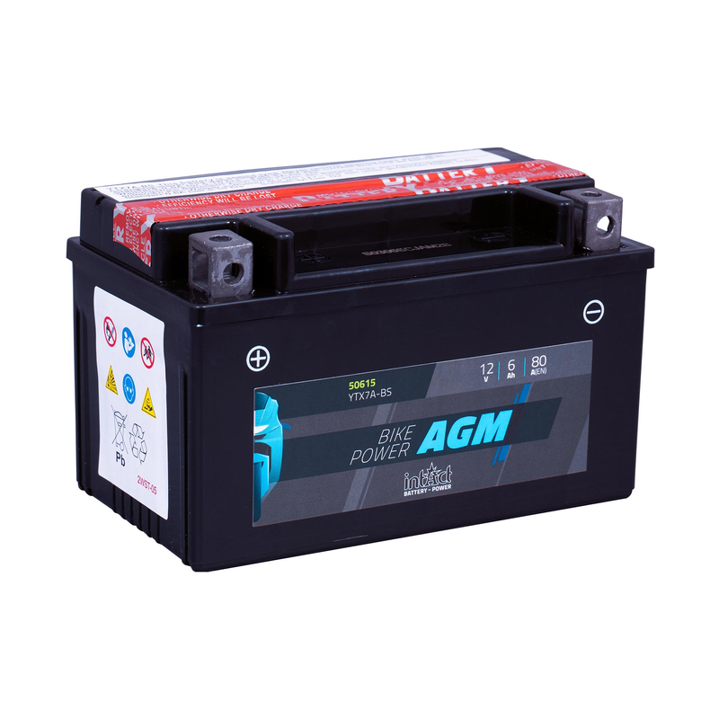 BATTERIE AGM INTACT BIKE POWER YTX7A BS