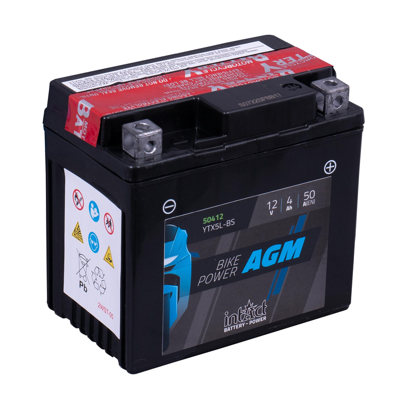 BATTERIE AGM INTACT BIKE POWER YTX5L BS