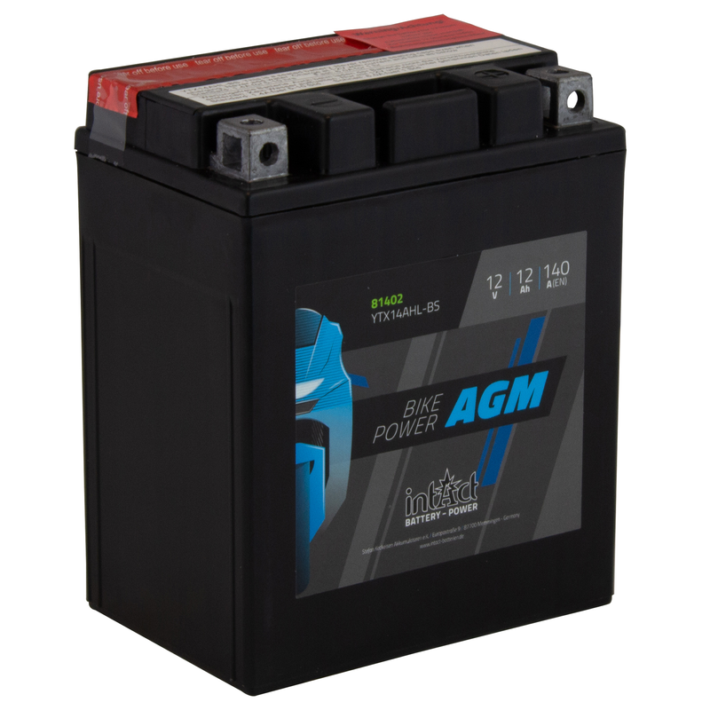 BATTERIE AGM INTACT BIKE POWER YTX14AHL BS