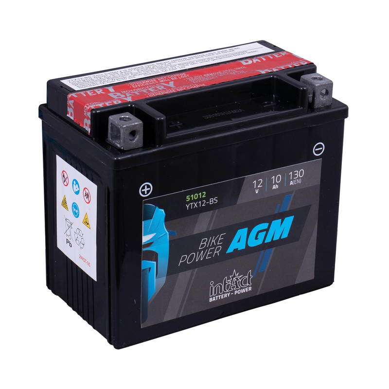 BATTERIE AGM INTACT BIKE POWER YTX12 BS