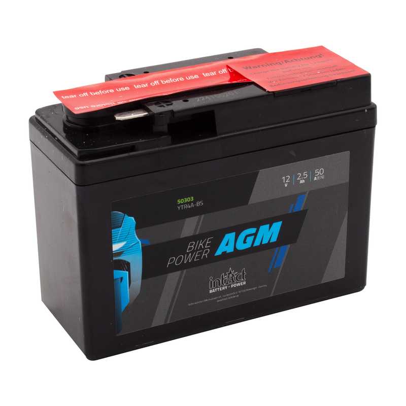 BATTERIE AGM INTACT BIKE POWER YTR4A BS