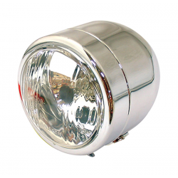 Phare rond chrome DOMINATOR...