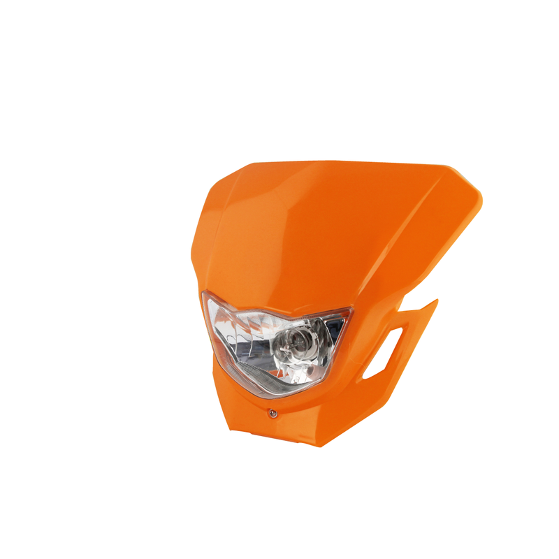 HEADLIGHT UNIVERSAL DART ORANGE 12V 35/35W BULB