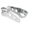 PAIRE DE SUPPORTS DE PHARE STANDARD 30 38 MM CHROMÉ