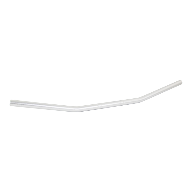 Guidon Drag argent, grenaillé DB01 W74H62, diamètre 22 MM