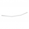 Guidon Drag argent, grenaillé DB01 W74H62, diamètre 22 MM