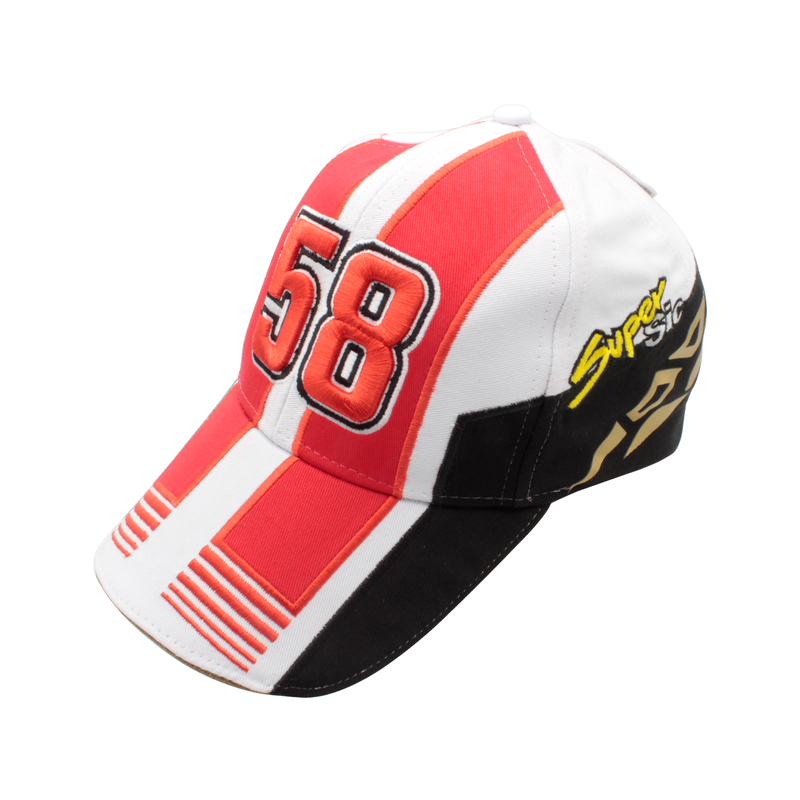 MENS CAP 58 SUPER SIC WHITE