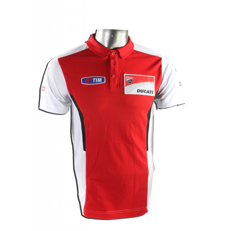 DUCATI MOTOGP MENS POLO M RED/WHITE