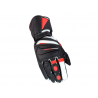 BIKEIT CROSSFIRE SUMMER ROAD GLOVE BLACK/RED LARGE LEATHER NF4114