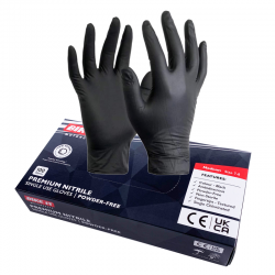 Gants nitrile noir...