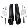 Repose pieds de rechange d origine pour Suzuki arrière noir  MCA FR038