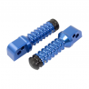 ALLY FOOT PEGS WITH SLIDER (PAIR) YAMAHA REAR BLUE YA12R