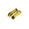 ALLY FOOT PEGS WITH SLIDER (PAIR) KAWASAKI FRONT GOLD KW11F