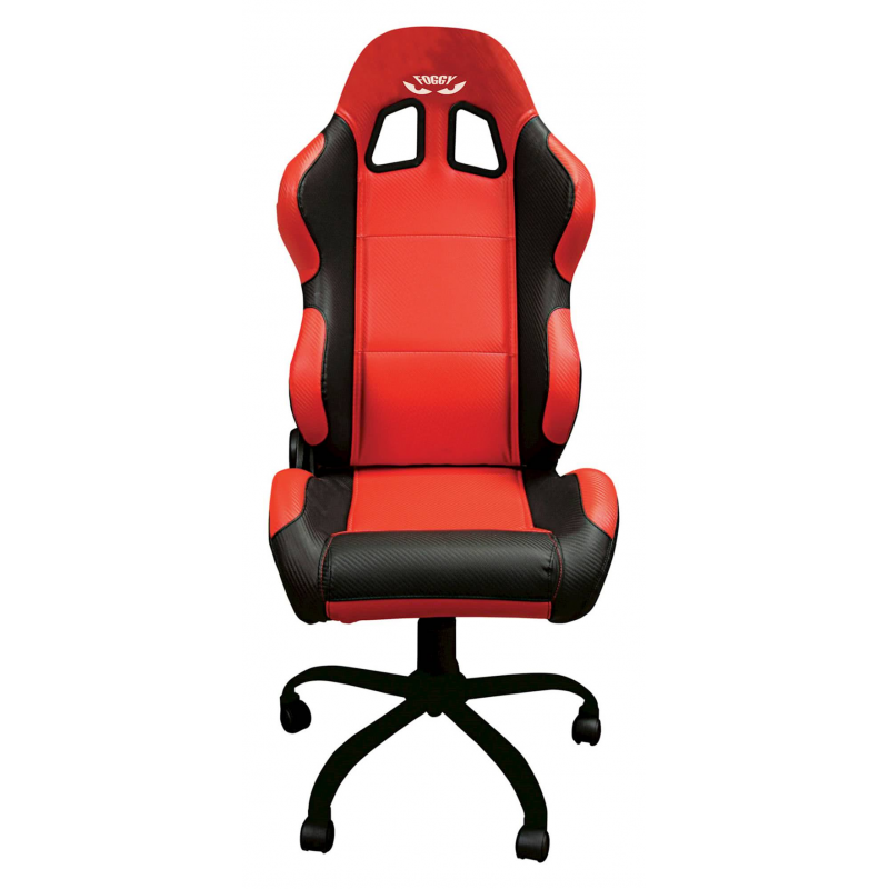 CHAISE D ÉQUIPE ROUGE BRUYANT AVEC LISERÉ NOIR