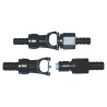 RACCORD RAPIDE POUR CONDUITE DE CARBURANT 6 MM NOIR