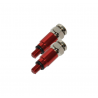 PURGES D AIR DE FOURCHE ROUGES M5x0,8 POUR KAYABA SHOWA  PAIRE   84 12704